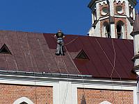 remont dachu kościoła